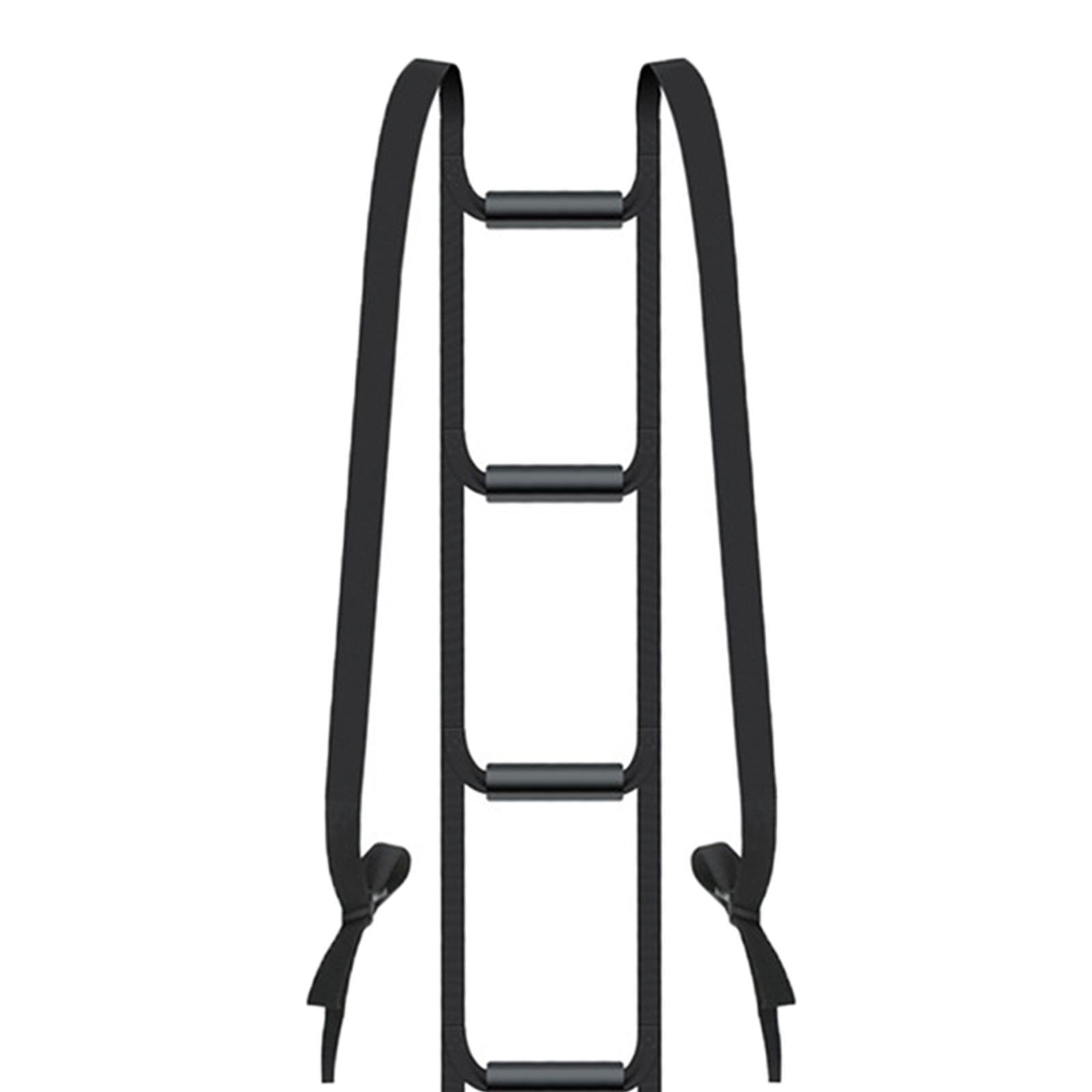 Bed Ladder Assist Strap with Handles Adjustable for Elderly Flexible Webbing