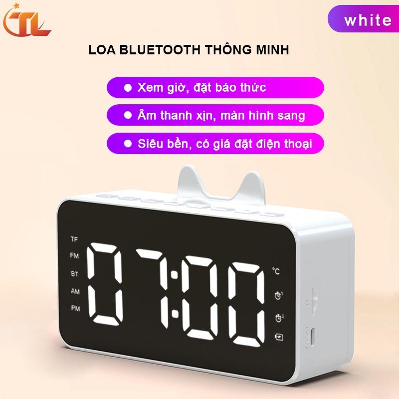 Loa Bluetooth Thông Minh Kiêm Đồng Hồ Báo Thức