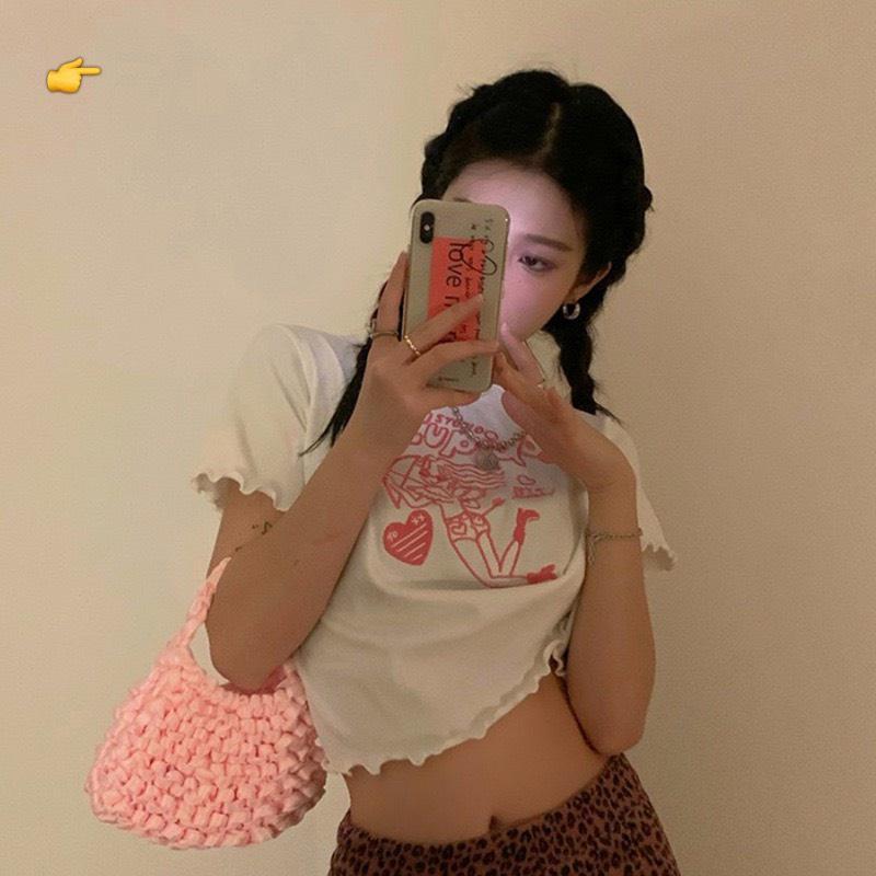 ÁO KIỂU NỮ CROPTOP SIÊU XINH THỜI TRANG GENZ CỰC XINH XỈU THỜI TRANG GENZ HOT