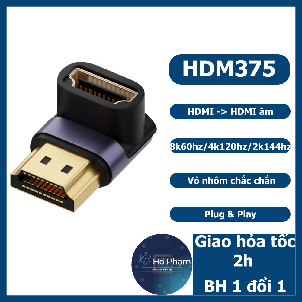 Đầu nối hdmi 4k 8k xoay góc 270 90 độ cho HDTV HDMI, tivi, máy chiếu - Hồ Phạm