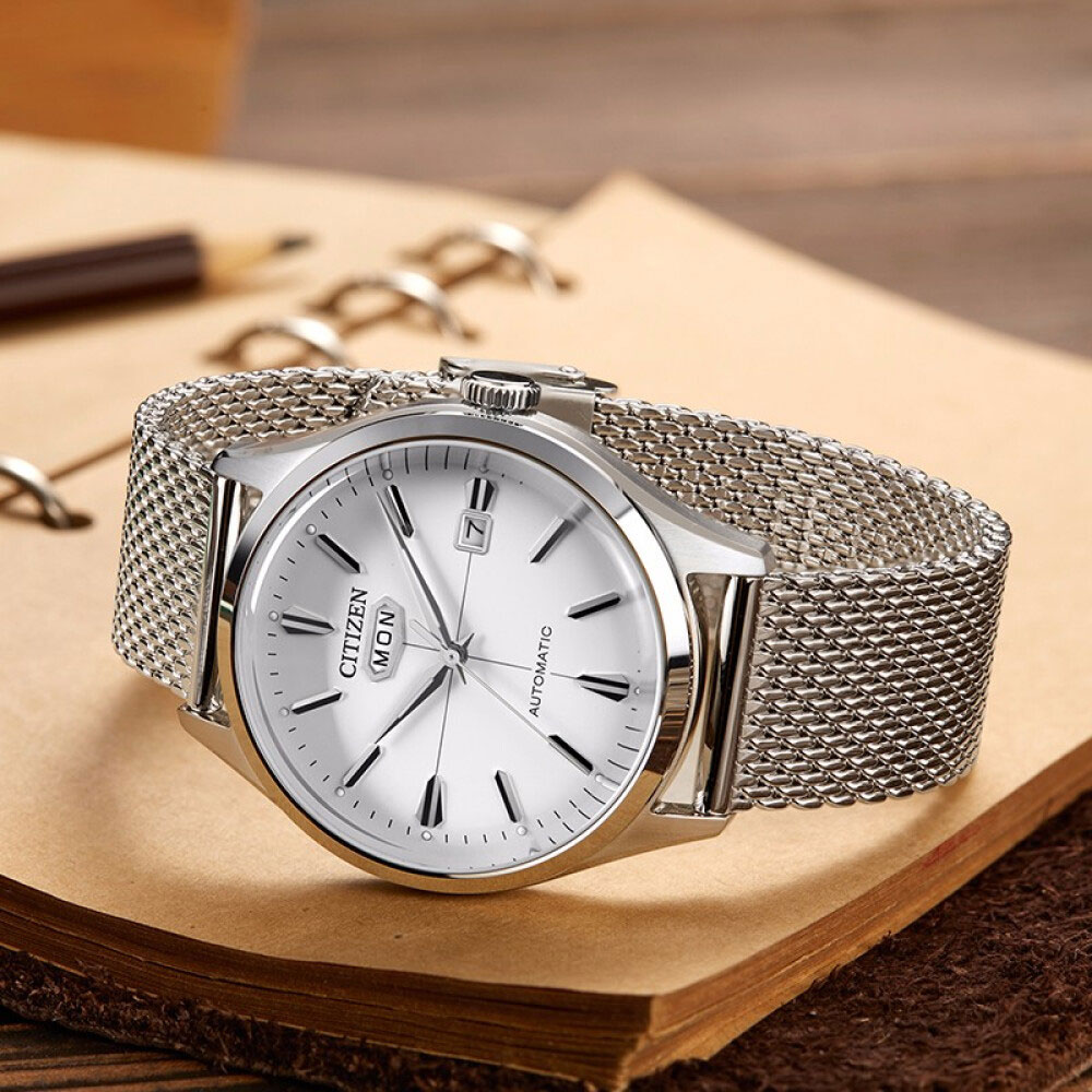 Đồng Hồ Citizen C7 Dây Thép Không Gỉ NH8390-89A - Mặt Trắng
