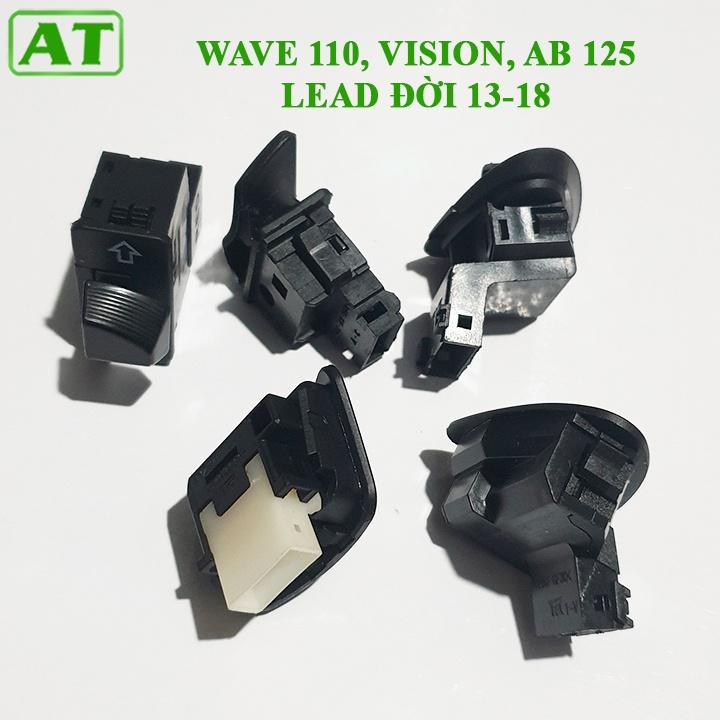 Bộ 5 Nút Công Tắc Xe Wave 110 Vision AB 125 Lead Đời 2013-2018