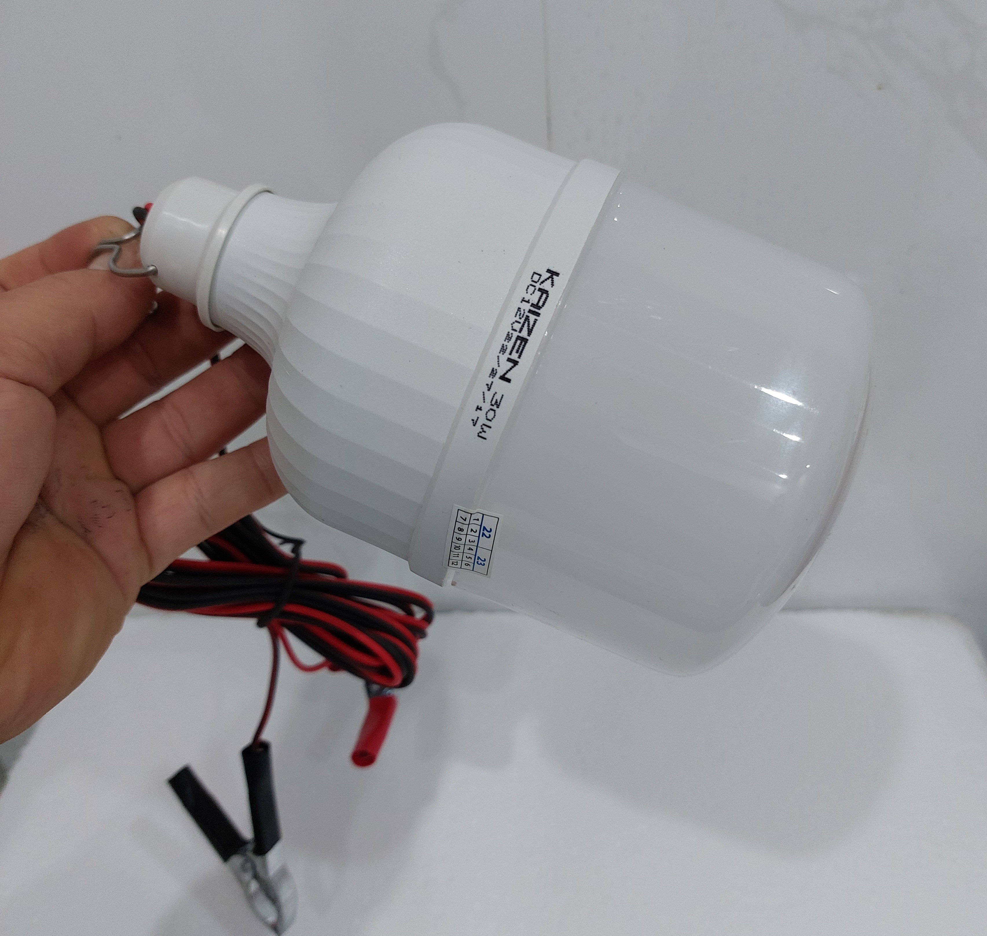 Bóng led kẹp bình acquy 12V 24w Siêu sáng