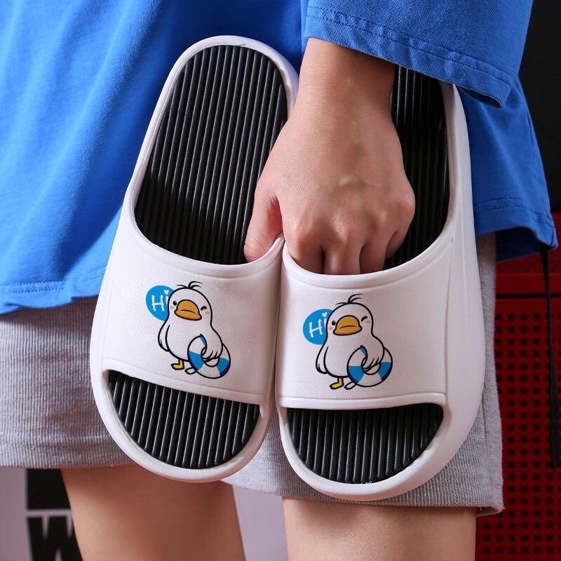 Dép quai ngang nữ và nam đế cao, dép bánh mì nữ và nam chất liệu eva đế cao