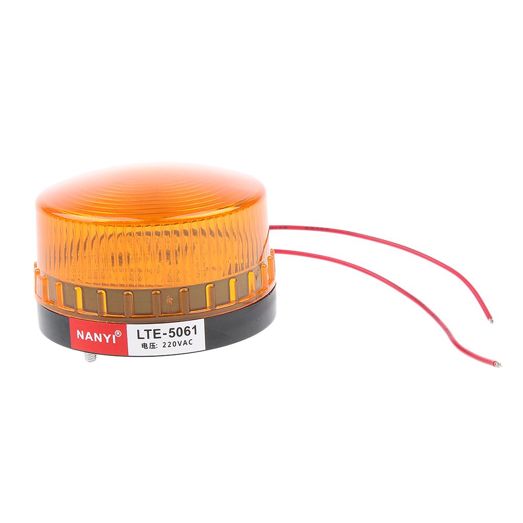 Vàng LED Khẩn Cấp Đèn Cảnh Báo Tín Hiệu Cảnh Báo Đèn Bụi Chống Nước AC220V, Cao Cấp