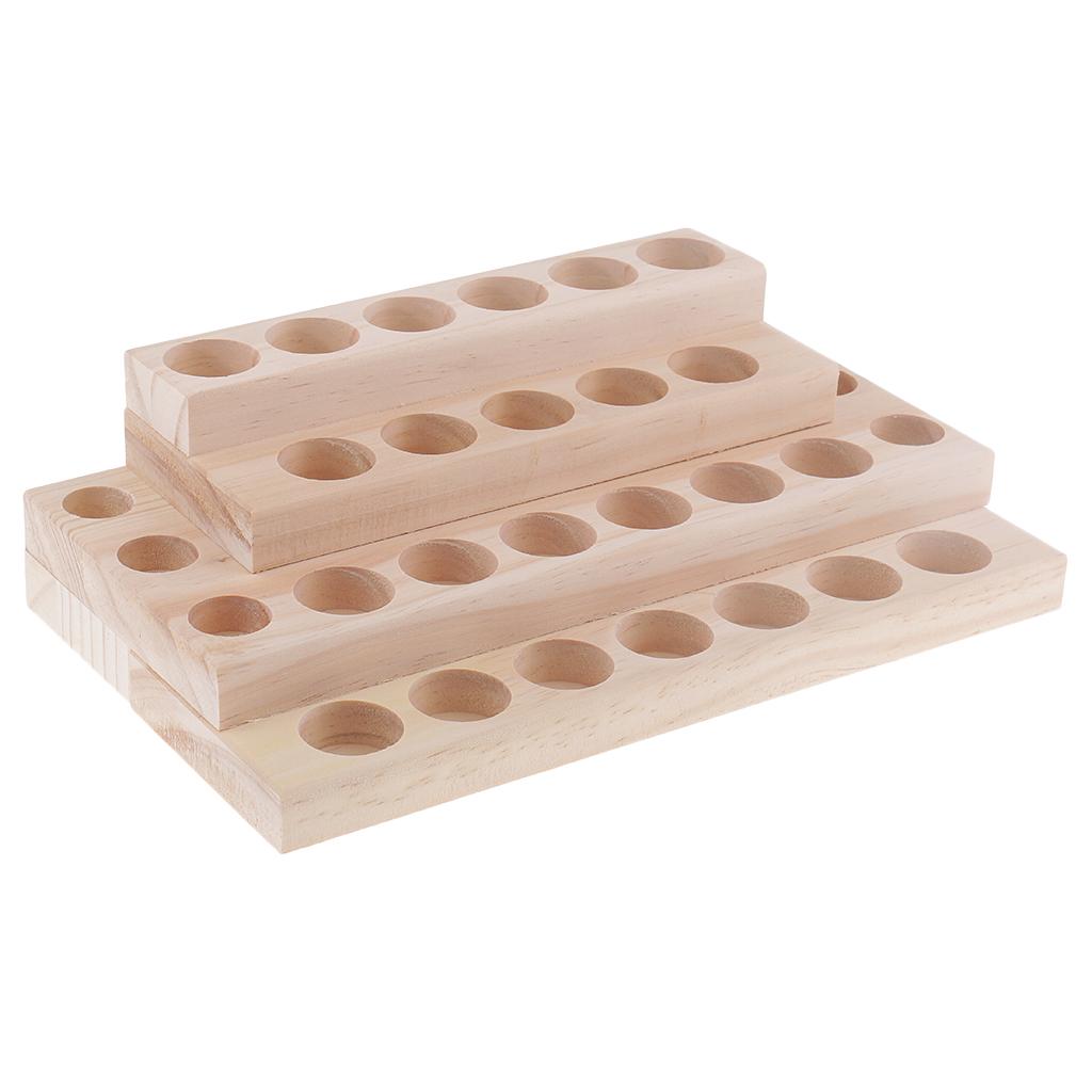 4Tier Essential Oil Aromatherapy Bottles Display Stand Oil Rack Storage Case