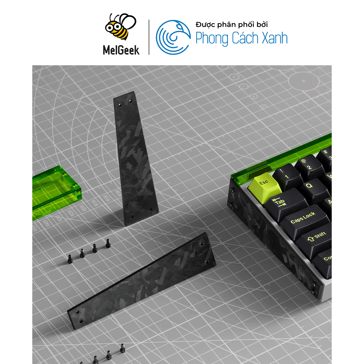 Bàn phím HE MelGeek MADE68 Ultra 8K - Case nhôm | Rapid Trigger - Hàng Chính Hãng