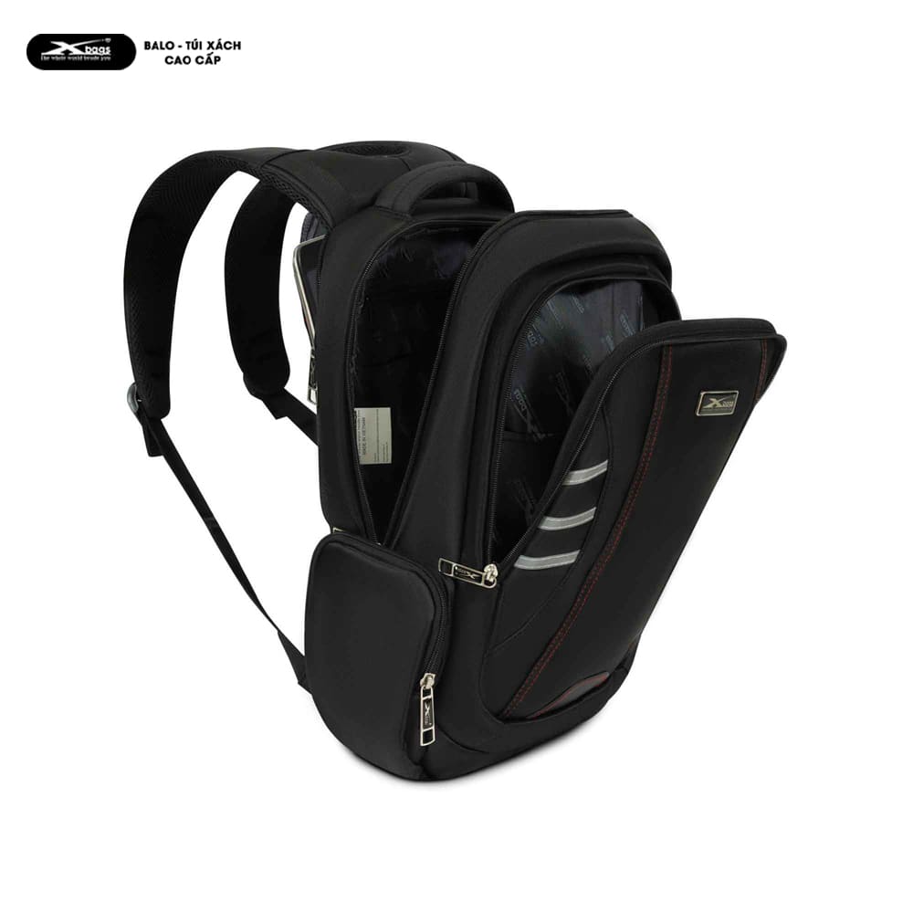 Balo Nam Cao Cấp Nhiều Ngăn Đựng Laptop 15.6 Inch Xbags DarkEagle XB2008 Màu Đen, Dung Tích Lớn, Chống Nước, Sang Trọng Mạnh Mẽ Hiện Đại!