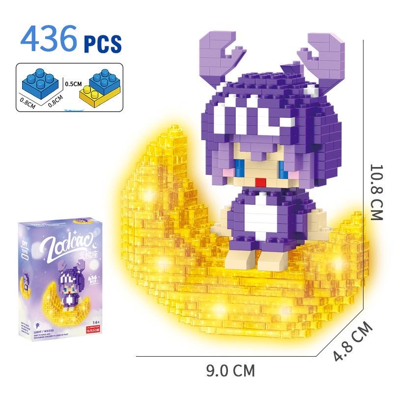 Đồ chơi lắp ráp mini 3D - 12 cung hoàng đạo