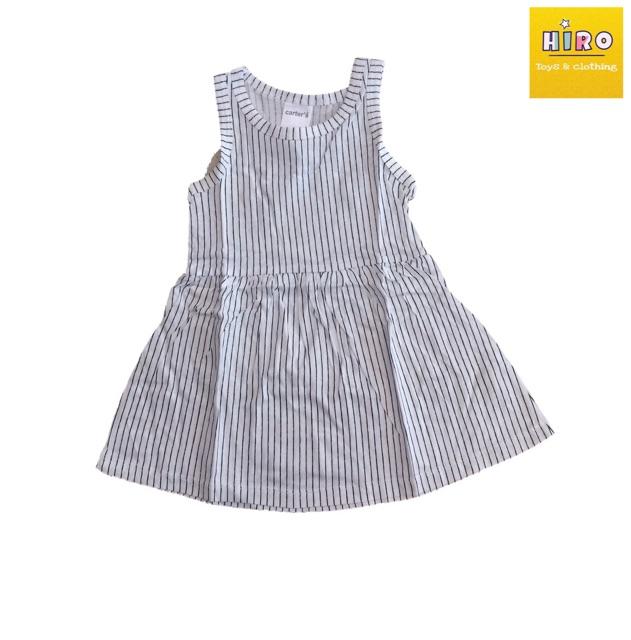 SALE Set 2 đầm hè cho bé xuất Nhật vải cotton xước mỏng nhẹ mát họa tiết xinh yêu