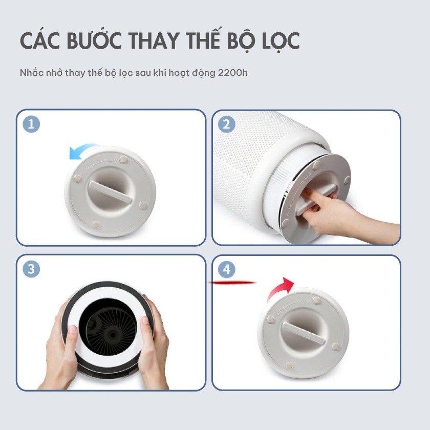 Máy lọc không khí meliwa M20 Pro Lọc bụi mịn đến 99,95%, UVC diệt khuẩn, Điều khiển bằng giọng nói thương hiệu Singapore