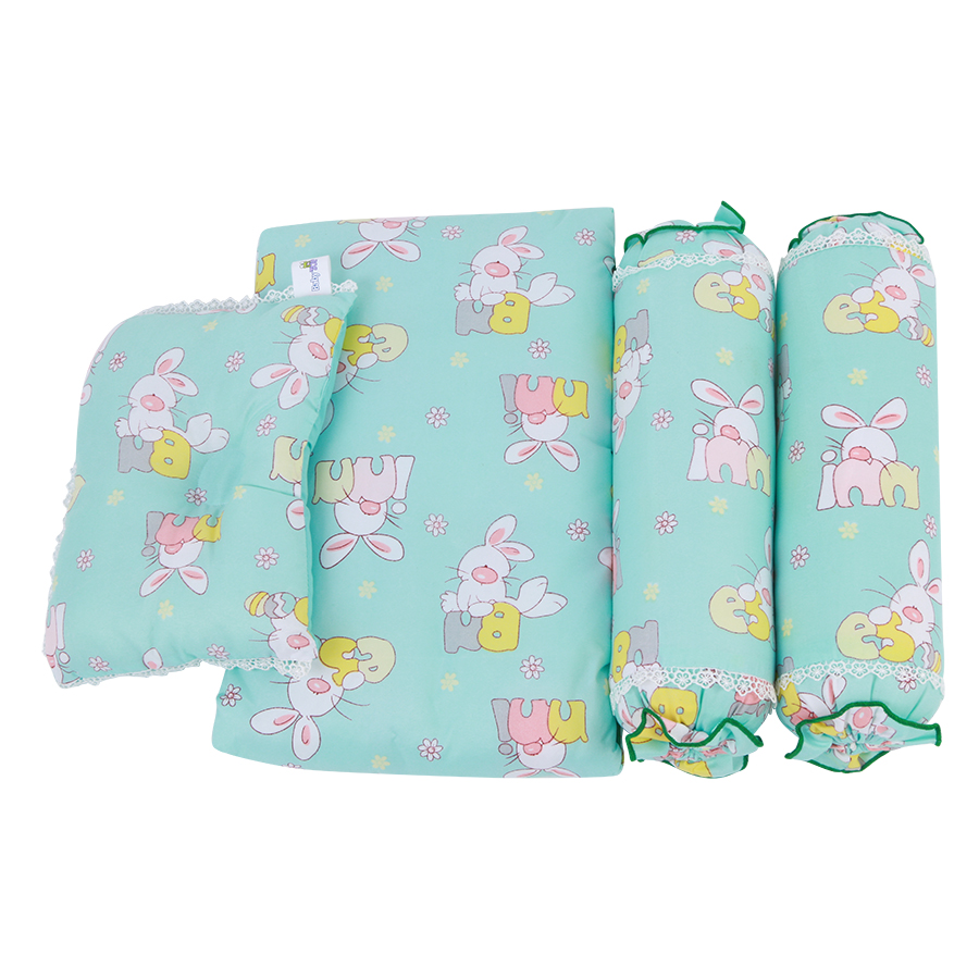 Bộ 4 Cái Gối Đôi Có Mền Babytop