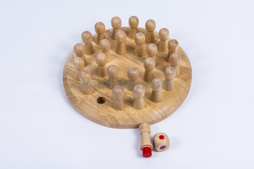 Cờ trí nh dòng gỗ cao cấp, đồ chơi trí tuệ phát triển khả năng ghi nhớ và logic cho bé bằng gỗ