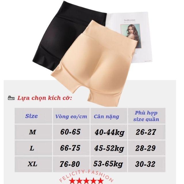 MS555 - Quần Độn Mông Đùi Cạp Cao Gen Bụng, Quần Nâng Mông Mặc Trong Váy, Áo Dài Chất Su Đúc Cao Cấp