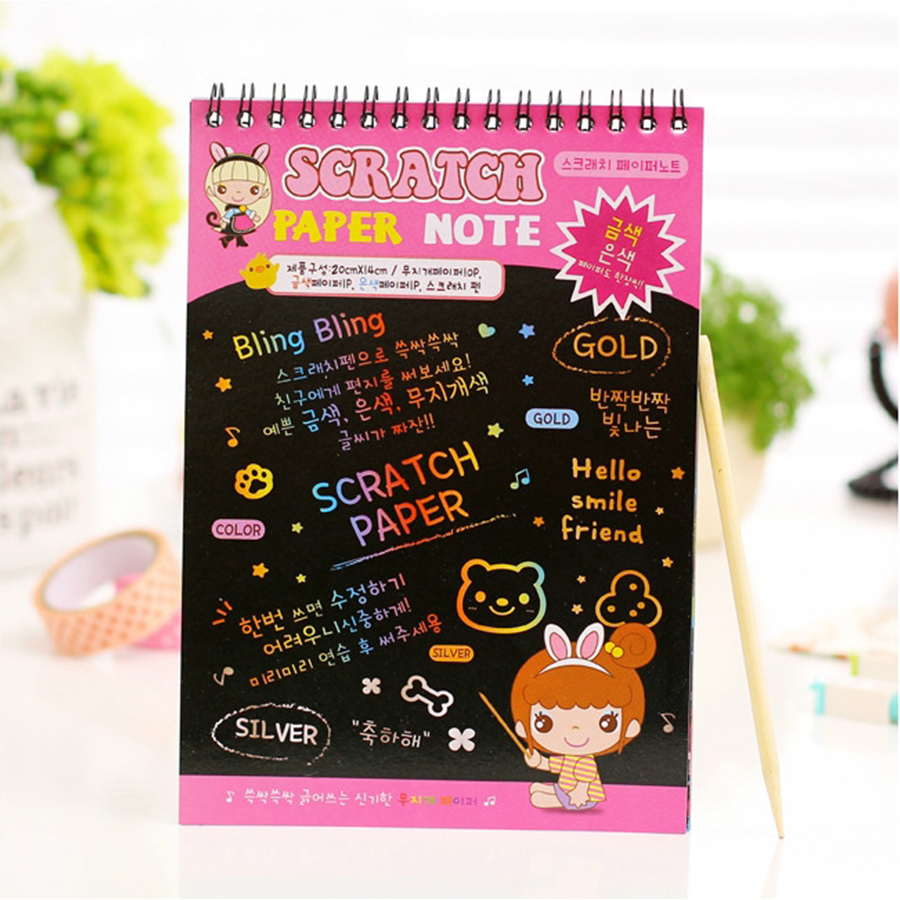 Rainbow Scratch Note Lớn - Giao Màu Ngẫu Nhiên