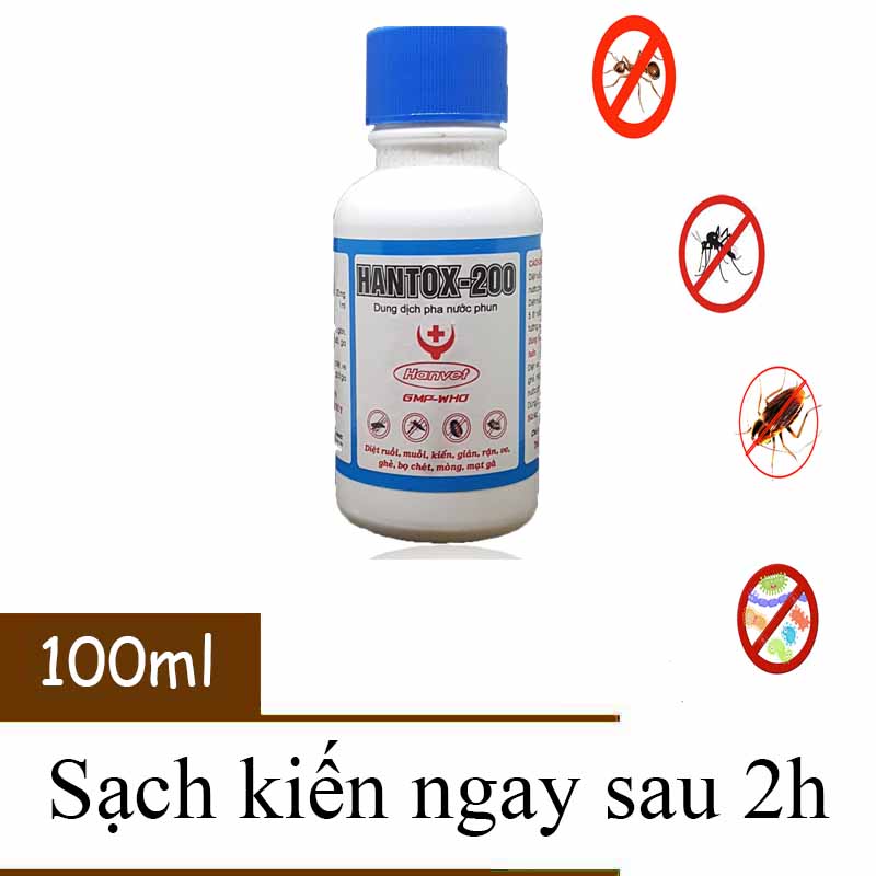 Dung dịch diệt kiến an toàn cho gia đình - Hantox 100ml