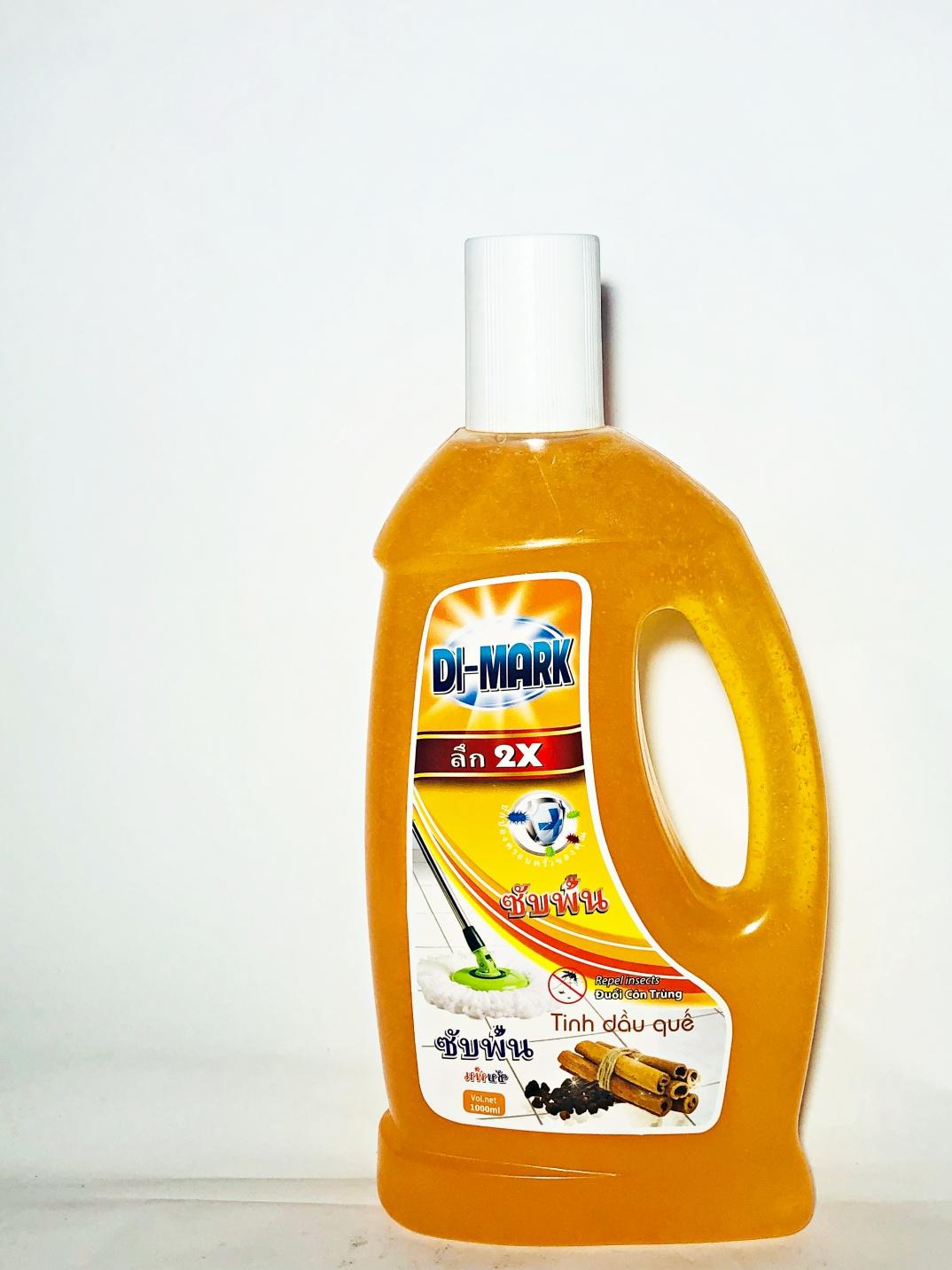 COMBO Sản Phẩm Nước Rữa Chén 800ml - Lau Sàn 1 lít DI-MARK Hương Quế,Công Nghệ Thái Lan Cao Cấp