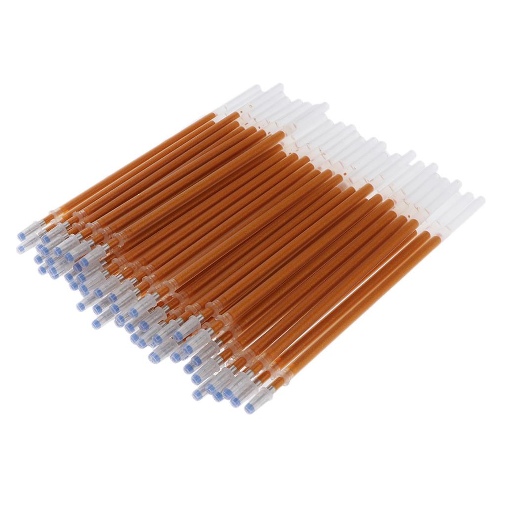 2x50 Pieces Gold Color Flash Gel Pen Refill Fluorescent Graffiti Painting