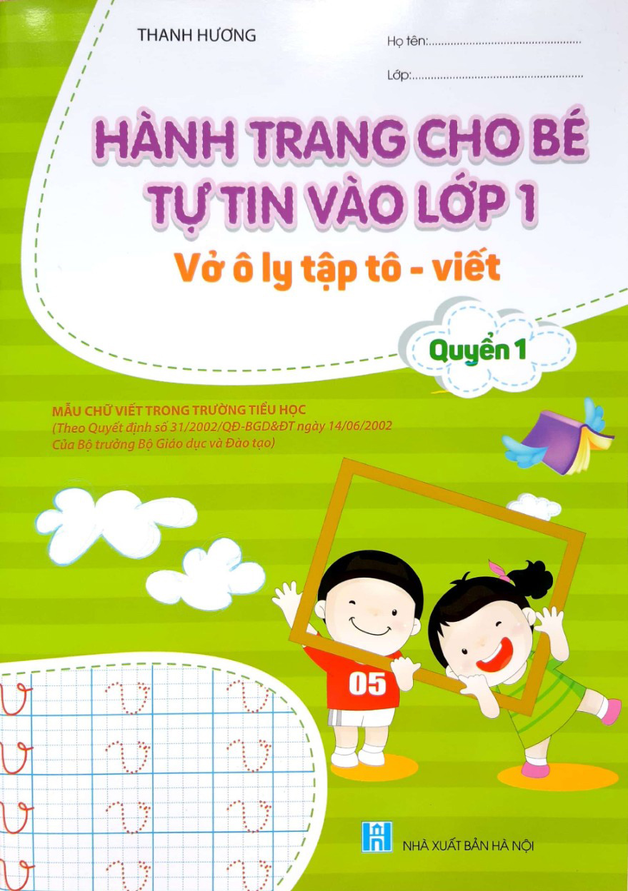 Combo Hành trang cho bé tự tin vào lớp 1 (10 cuốn)