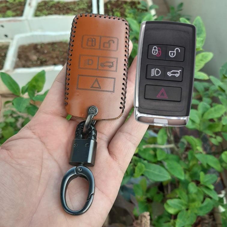 Bao da chìa khóa Range Rover, Land Rover Handmade da thật, bảo hành 2 năm