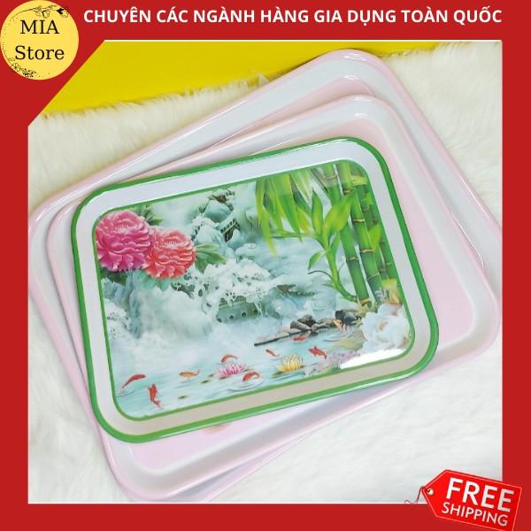 {HÀNG TỐT GIÁ SỐC} Khay nhựa/ mâm nhựa Melamine đựng đồ/ thực phẩm/ khay trà nhiều size