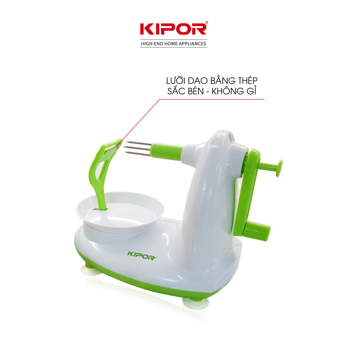 Máy gọt táo KIPOR KP-APL01 - Máy gọt hoa quả đa năng - Tiện dụng, nhanh chóng, tiết kiệm thời gian