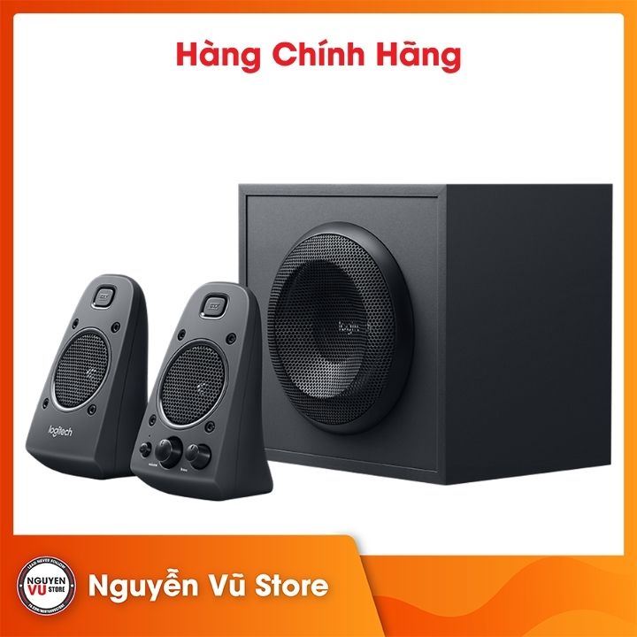 Loa Vi Tính Có Dây Logitech Z625 Black - Hàng Chính Hãng