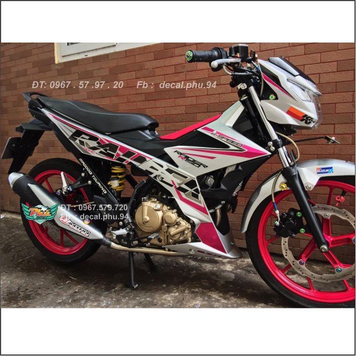 Tem rời Raider Trắng Hồng  -1