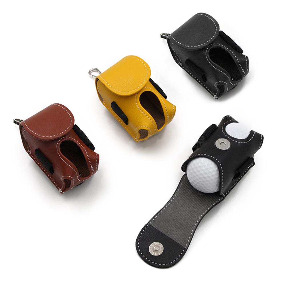 Túi golf đánh dấu bóng golf Key Túi xách nhỏ ví nhỏ ngoài trời khóa kéo dây đeo đai Color: Black