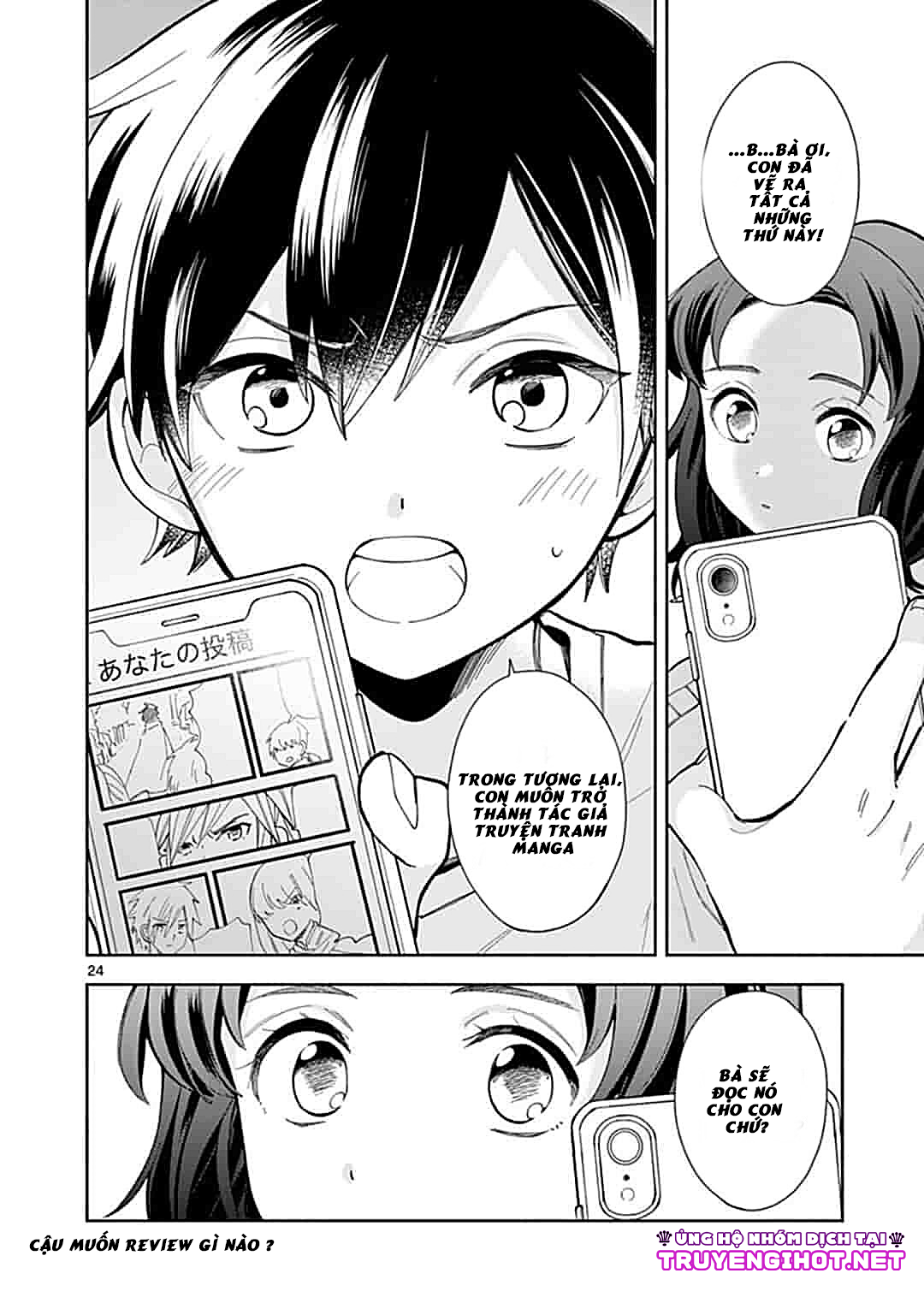 bà nội tôi trở thành nữ sinh trung học.... chapter 1 24