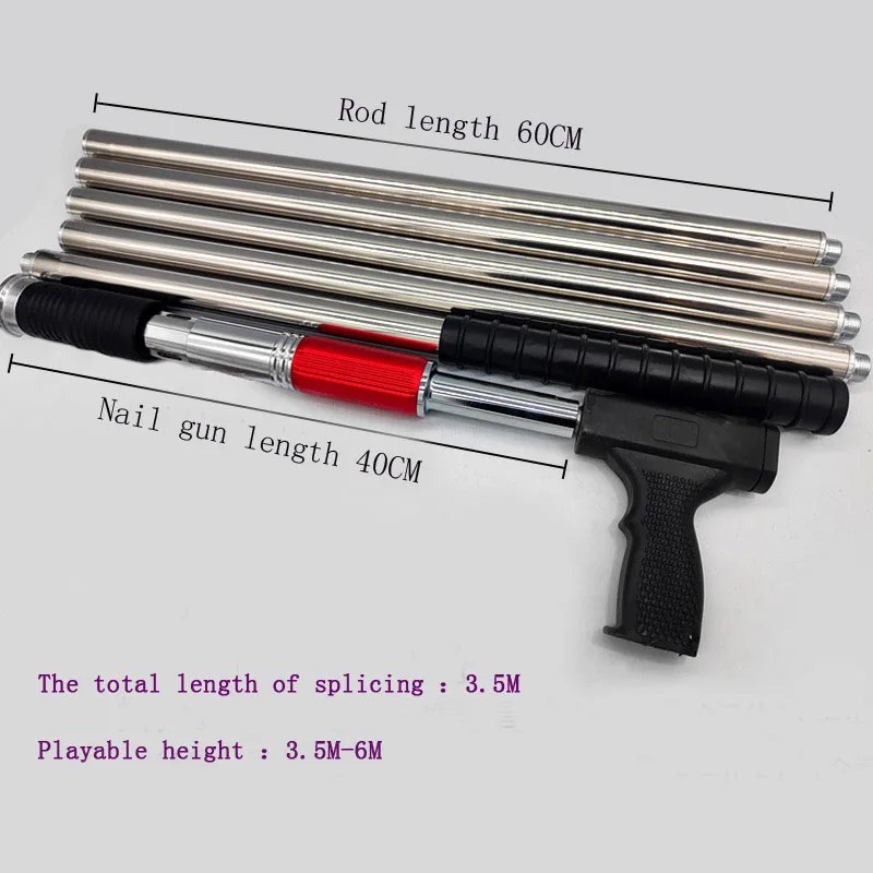 50 Đinh vít Bê Tông Bắn Ty Trần Thạch Cao, Tôn, Sắt Thép Dùng Kẹp Dây Điện 8.5MM Dùng Cho Sún Bắn Đinh Cầm Tay Có Cần Nối Dài 3.5M