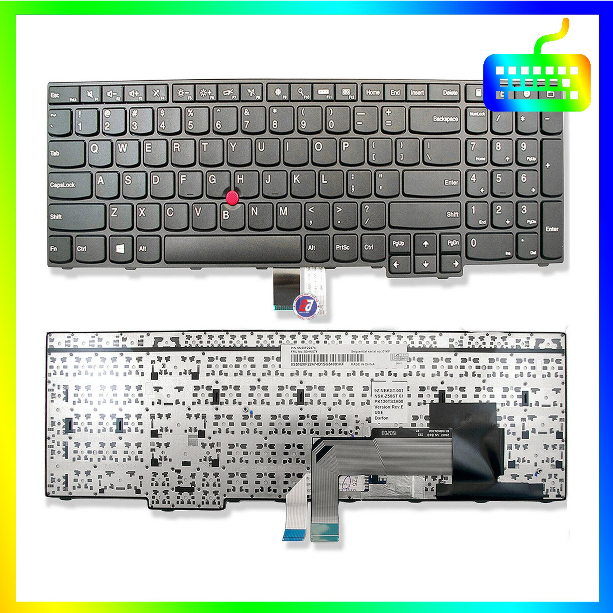 Bàn phím dành cho laptop Lenovo Thinkpad E560 E560c E565 Không Led - Hàng Nhập Khẩu - Sản phẩm mới 100%