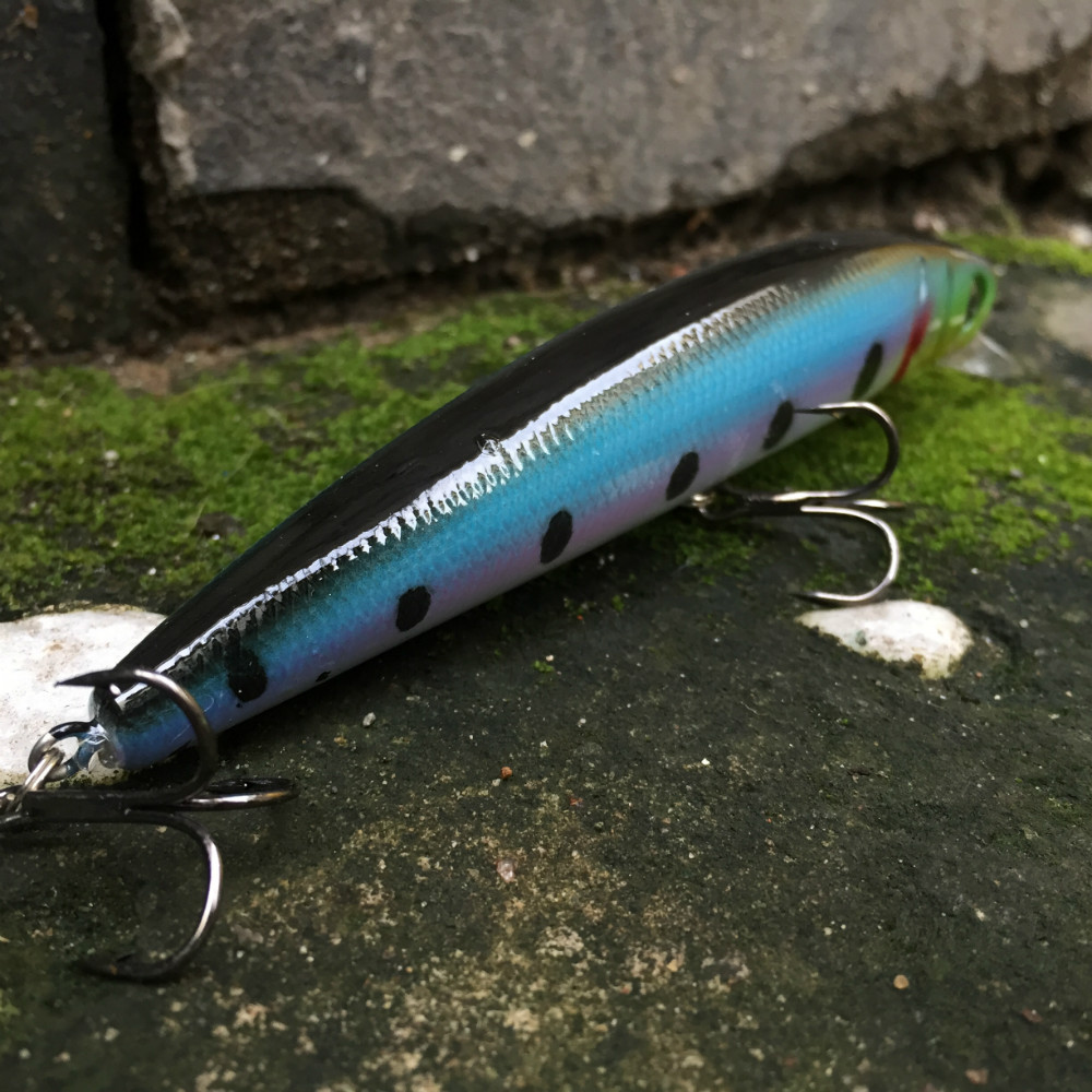 [CỰC NHẠY] mồi câu lure biển hiệu quả FM012 JAXON 24gam, mồi giả câu cá thu biển, mồi lure minnow câu cá mú cá tráp biển gần bờ ban đêm – GIAO MÀU NGẪU NHIÊN