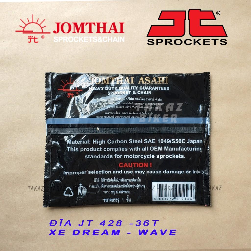 B2 Rời Nhông Hoặc Dĩa Mặt Trời JP JOMTHAI Nhật Honda Dream, Wave 14 x 36T