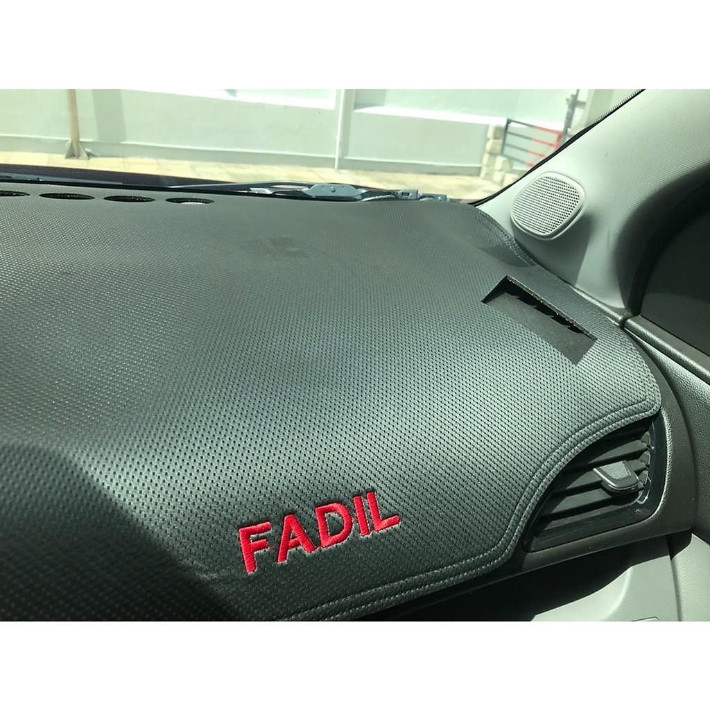 Thảm Taplo ô tô Vinfast Fadil Da Vân Carbon Cao cấp - Hàng chuẩn loại 1- Giá tận xưởng