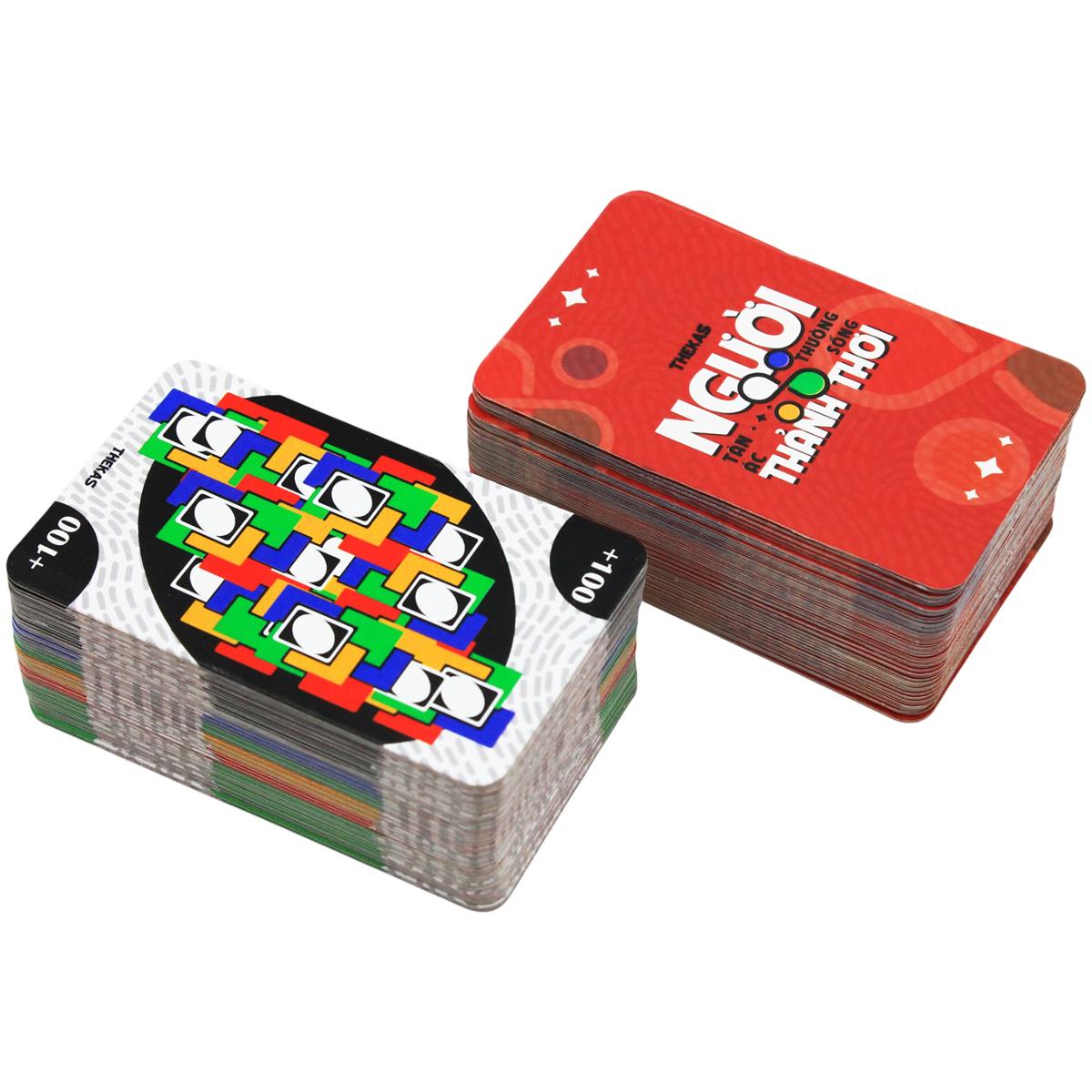 Trò Chơi Trí Tuệ Uno Người Tàn Ác Thường Sống Thảnh Thơi - 165 Lá - The Kas