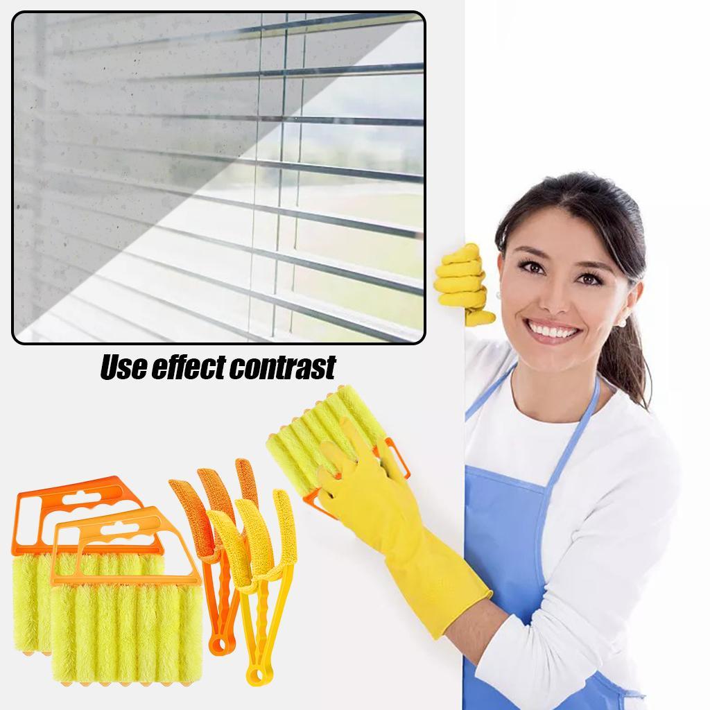 Blinds Duster 7 Finger Blinds Cleaning Brush for Window Air Conditioners