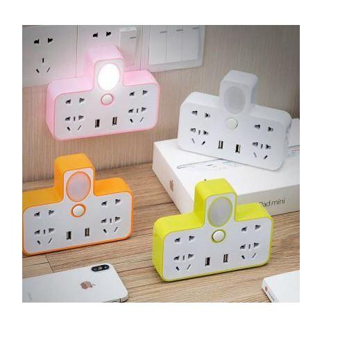 Ổ Cắm Điện Đa Năng Có Đèn Ngủ Và Cổng Usb