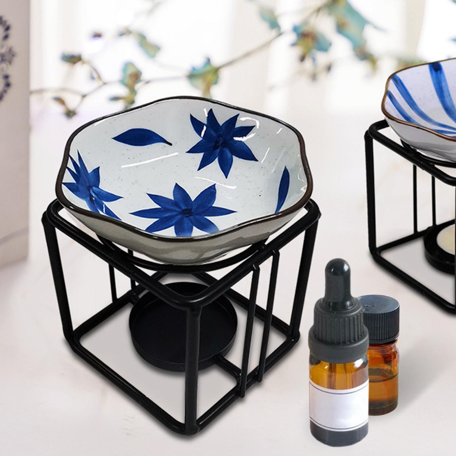 Essential Oil Burner Wax melt Burner, Bird Nest Candle tealight Holder Warmer Aromatherapy Wax Candle Tart Burner Diffuser for Home Bedroom Decor