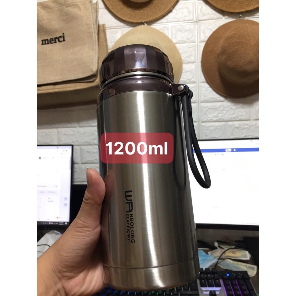 BÌNH GIỮ NHIỆT SIÊU TO KHỔNG LỒ INOX 304, Chính Hãng BAOL 1500ml, 1000ml, 780ml, 600ml Cao Cấp, Nắp Titan Qua