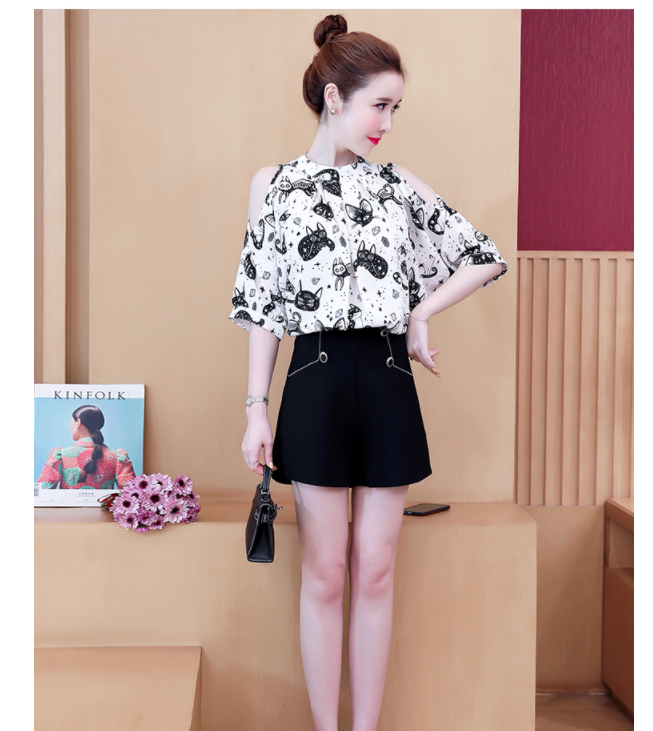 ÁO SƠ MI HỌA TIẾT CON MÈO A557_1