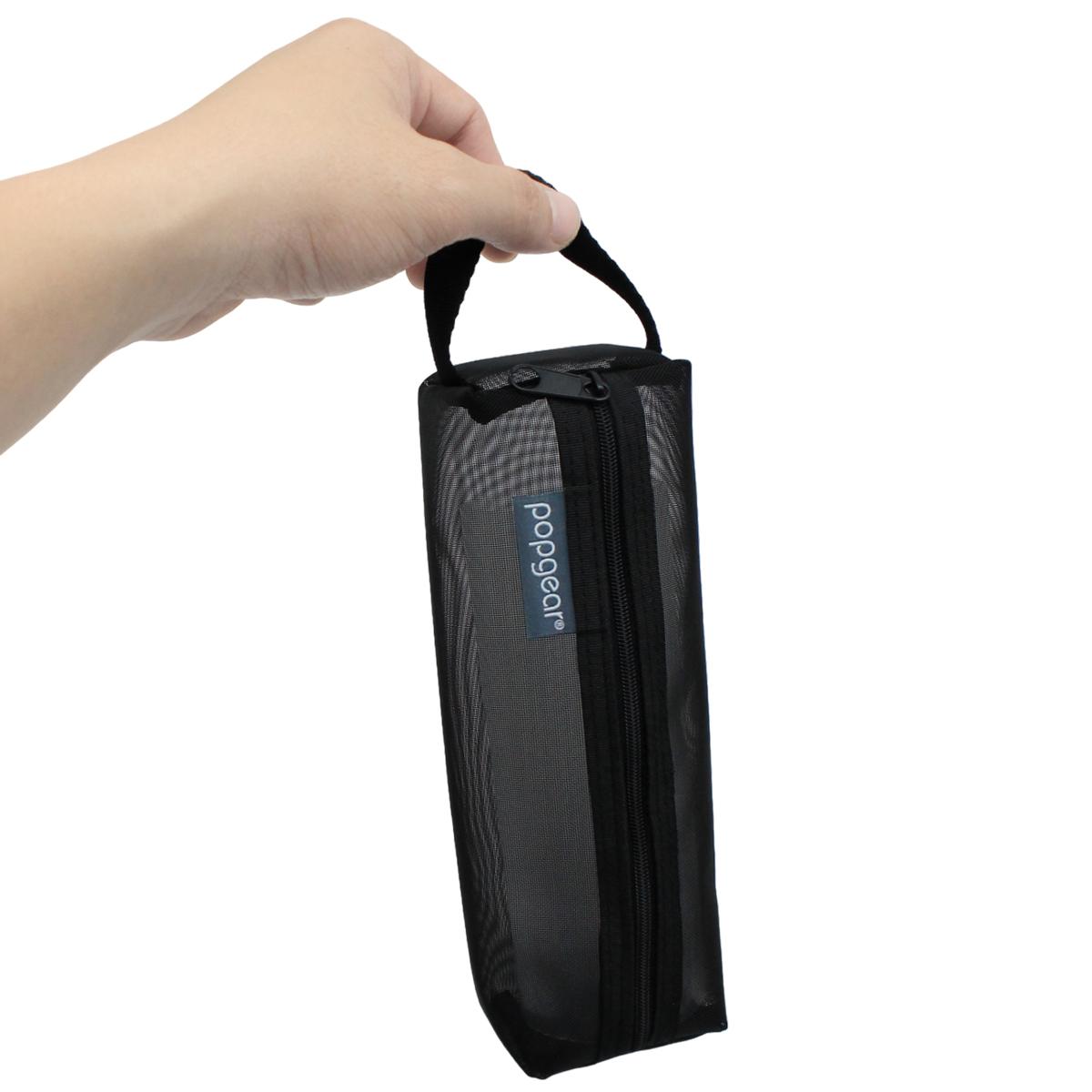 Bóp Viết Lưới Vuông - popgear 81222 - Màu Đen