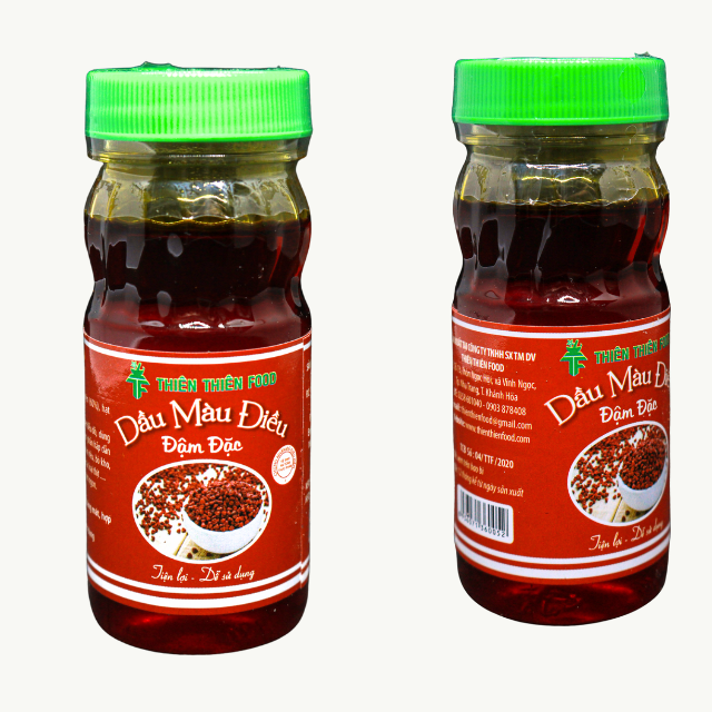 Combo 6 chai Màu Dầu Điều Đậm Đặc  100ml Thiên Thiên Food