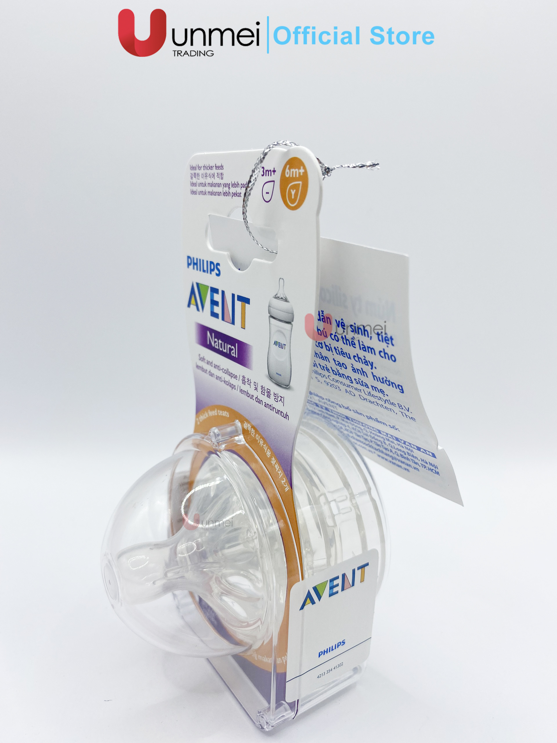 Núm ty Mô Phỏng tự nhiên Philips Avent dùng cho thức ăn đặc 656.23