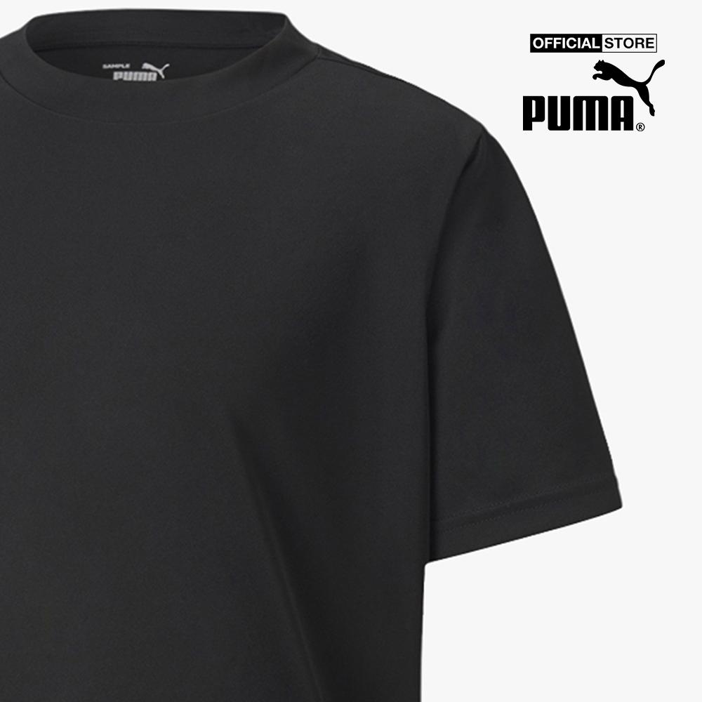 PUMA - Áo thun thể thao cổ tròn tay ngắn phom trẻ em Teamsport 656811