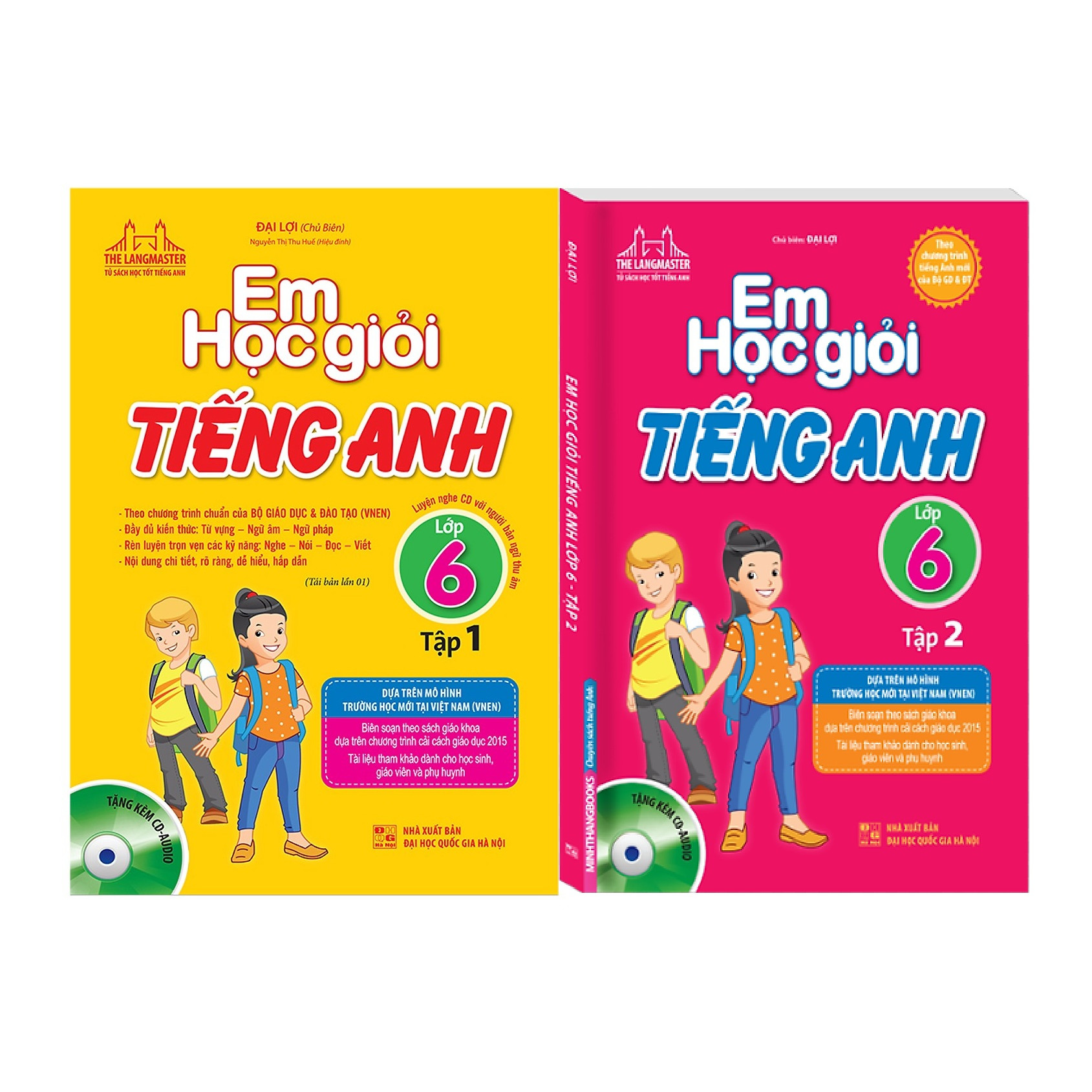 Em Học Giỏi Tiếng Anh - Lớp 6 (2 Tập ) - Kèm CD