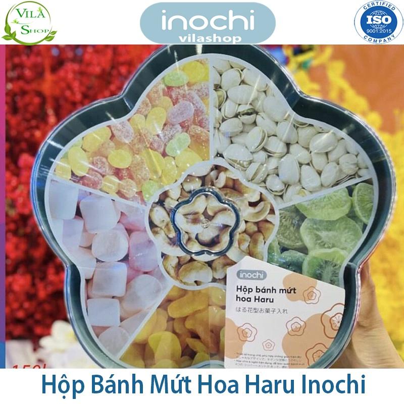 Hộp Mứt, Khay Đựng Mứt - Đựng Bánh Kẹo, Hạt Dưa Nhựa Cao Cấp Inochi - Vẻ Đẹp Nhẹ Nhàng Tinh Tế, Đạt Tiêu Chuẩn Nhật