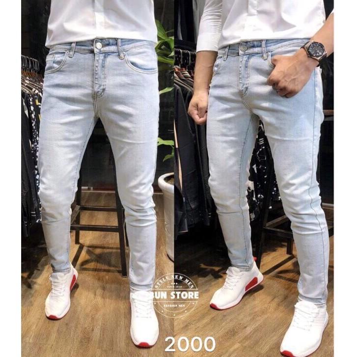 Quần jean nam đẹp dáng ôm phong cách hàn quốc - TCSJ7
