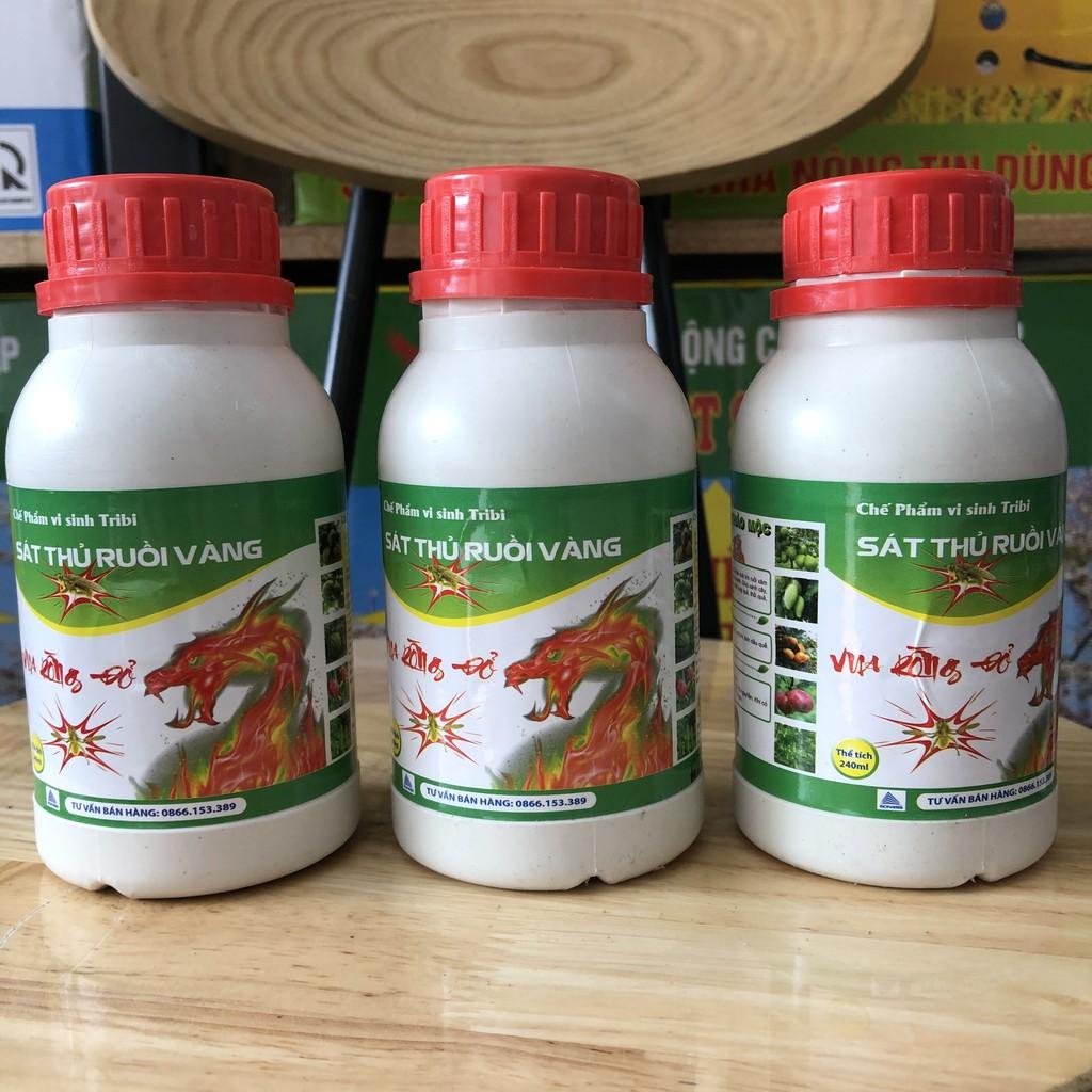 Diệt ruồi vàng hại quả - COMBO 3 CHAI 240ML - diệt và xua đuổi ruồi vàng hại quả, tiêu ấu trùng ruồi từ trong trái