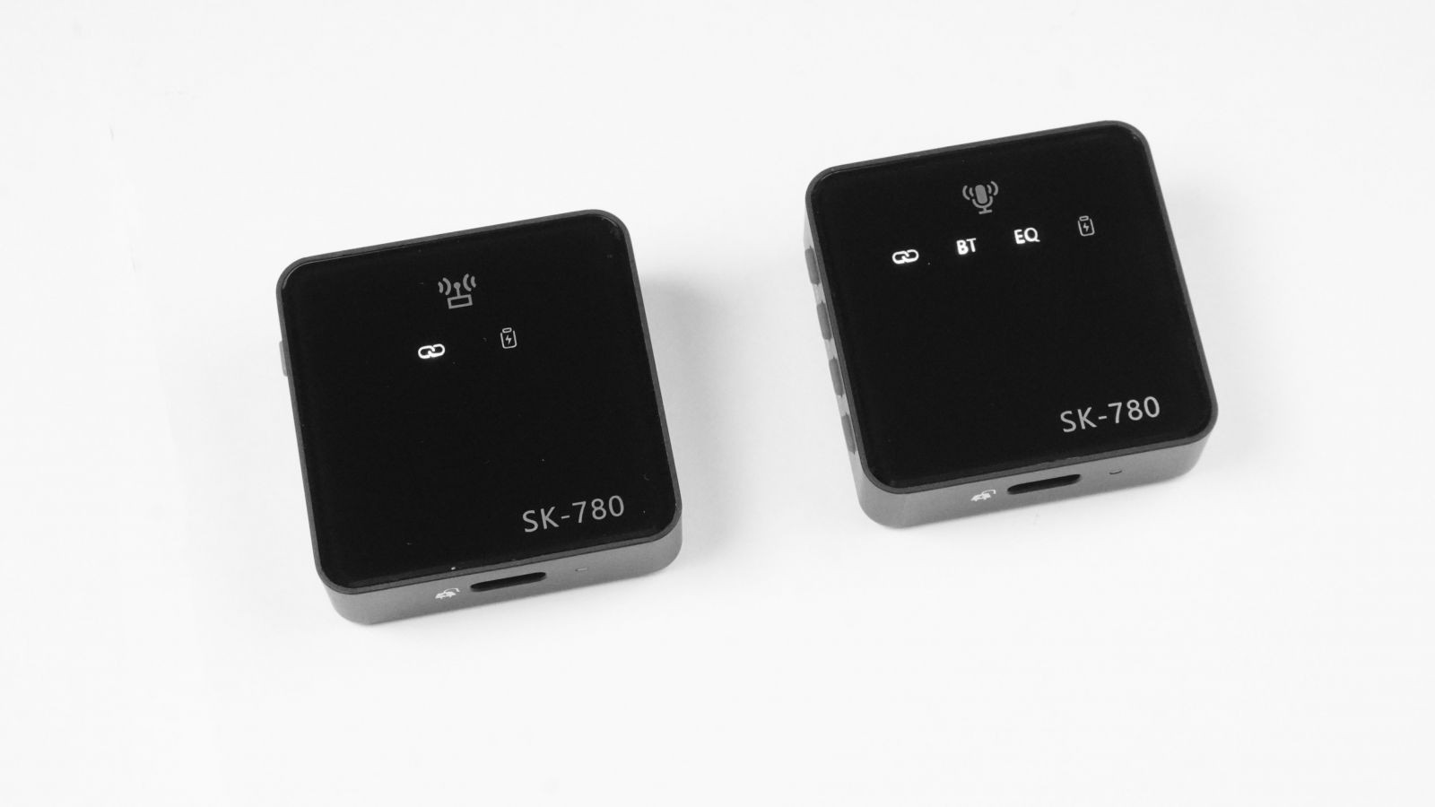 Micro cài áo Wireless SK780 - Mic thu âm không dây kết hợp Sound Card - Lấy nhạc qua bluetooth 5.0 chuyên youtuber, tiktoker, thu âm vlog chuyên nghiệp chất lượng cao